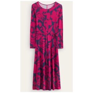 NWT BODEN Lucy Jersey Midi Dress